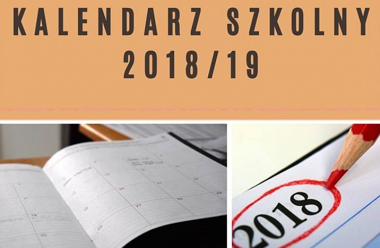 Kalendarz roku szkolnego 2018/2019